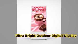 43 Inch Outdoor Digital Signage High Brightness Display